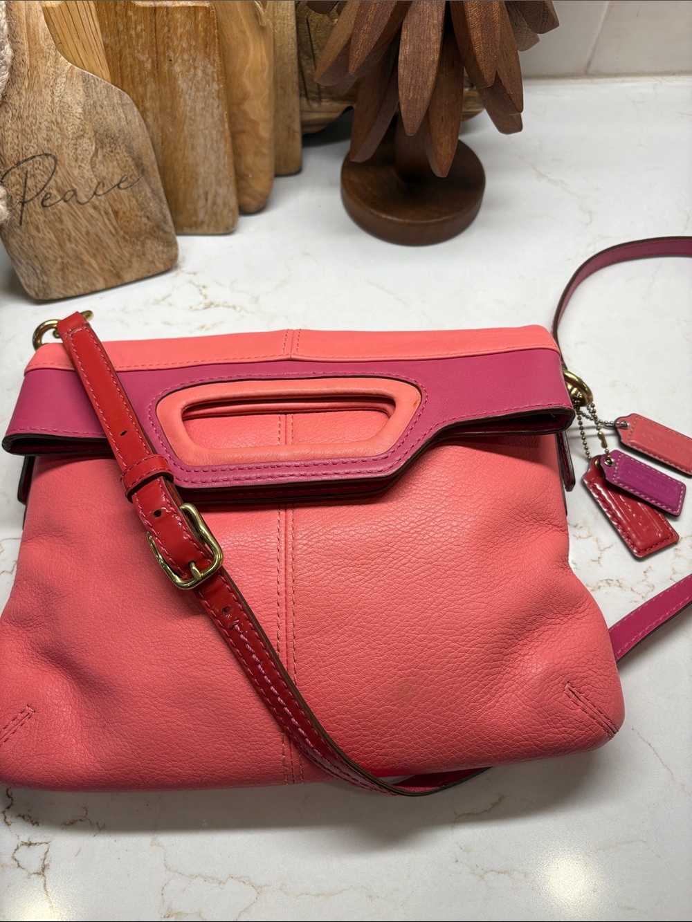 Coach Bonnie Cashin Foldover Colorblock Bag